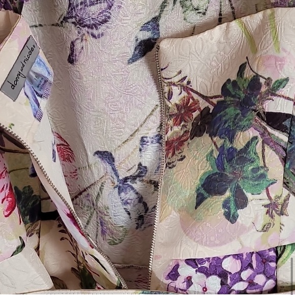 Nwt Danny & Nicole Floral Fit & Flare Dress Size 18 - Picture 14 of 15